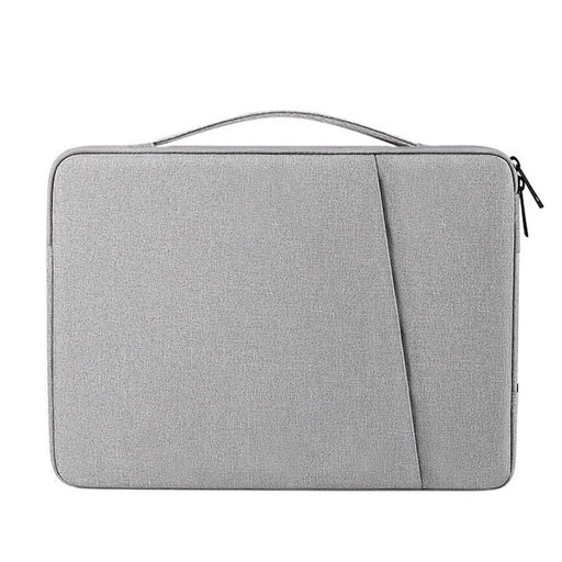 Grey 360° Protective Laptop & Tablet Sleeve with Accessory Organizer - Water - Repellent Carrying Case - danozdirect