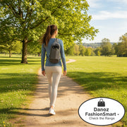 Grey Lightweight Crossbody Sling Bag - Versatile Chest Daypack for Hiking, Travel & Daily Use - danozdirect