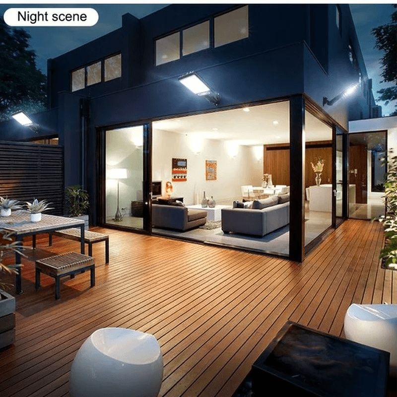 Illuminate your outdoor space with Danoz Direct - 108COB Solar Street Lights with a motion sensor and 3 modes - Bundel Offers - danozdirect