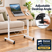 WorkSmart tilting desktop and adjustment knob
