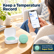 HealthSmart temperature record lifestyle view