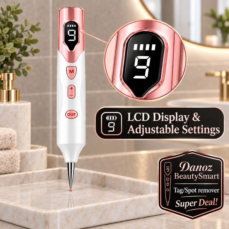LCD detail with Tag/Spot remover badge