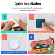 LightSmart vivid four mounting steps