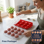 Woman using the Danoz CookSmart meatball maker