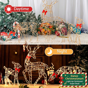 Image 4 warm deer playful Danoz Christmas badge