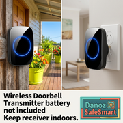 SafeSmart covered porch and receiver