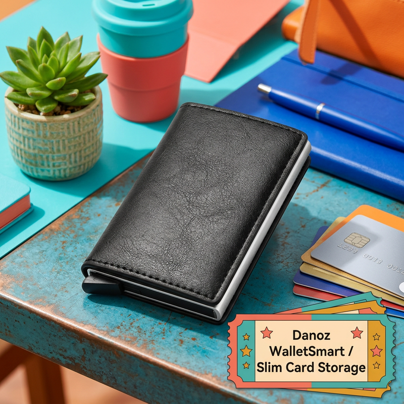 💳 Danoz WalletSmart | Slim Pop-Up Card Wallet | Cards & Cash Together | 8 Colour Choices | Free Postage!