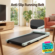 Green pad anti-slip running belt closeup