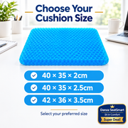 SeatSmart three available cushion sizes