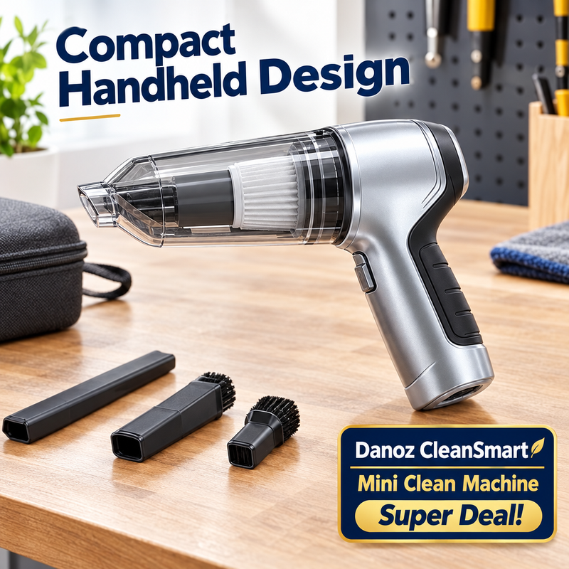 CleanSmart compact handheld vacuum detail