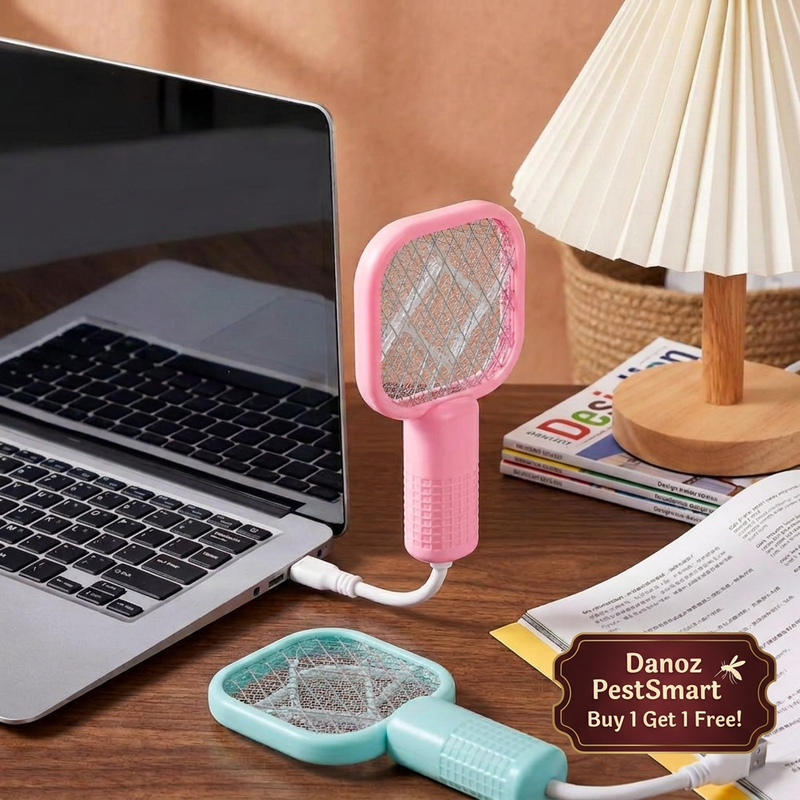 Desk setup with new Buy 1 Get 1 Free badge
