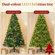 Multicolour and warm-white LED lighting comparison