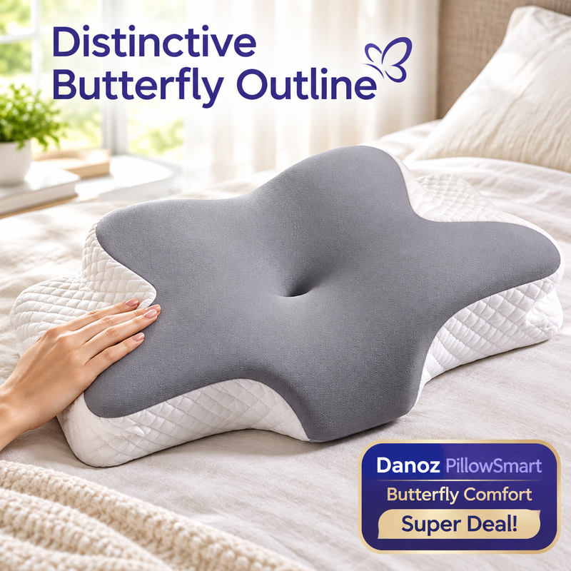 PillowSmart butterfly edge close-up