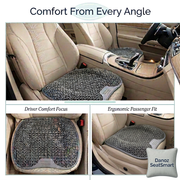 SeatSmart cushion car-seat detail collage