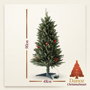 Mini Christmas tree dimensions 90cm tall and 48cm wide