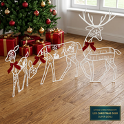 ChristmaSmart daytime deer trio