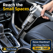 CleanSmart car console crevice cleaning