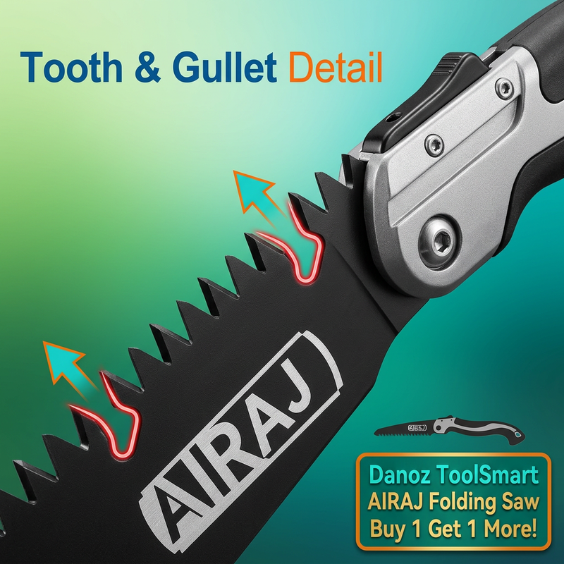 ToolSmart AIRAJ tooth gullet illustration