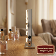 Hollywood mirror side profile on vanity