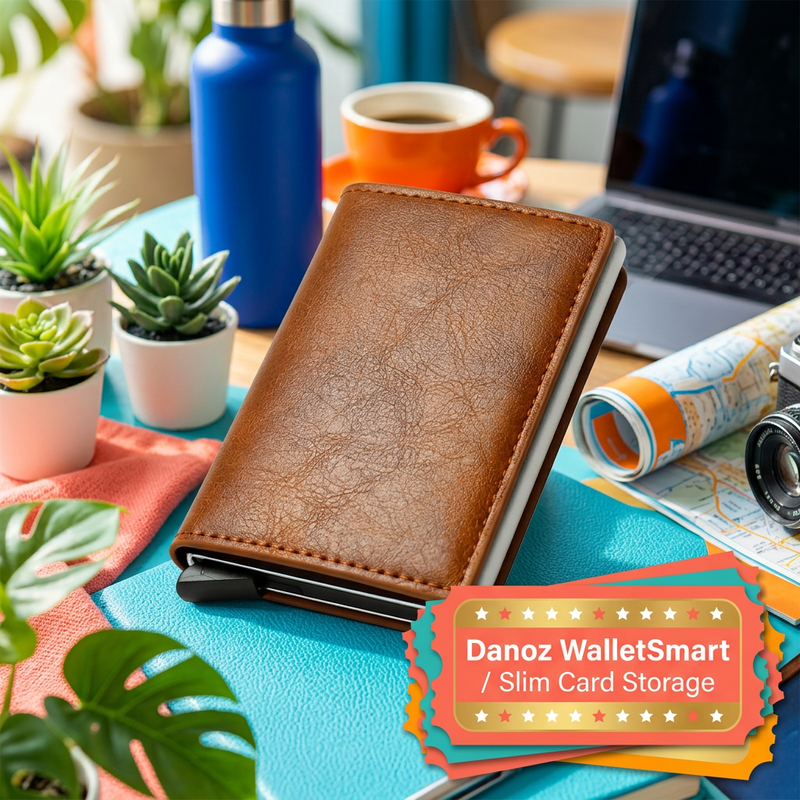 💳 Danoz WalletSmart | Slim Pop-Up Card Wallet | Cards & Cash Together | 8 Colour Choices | Free Postage!