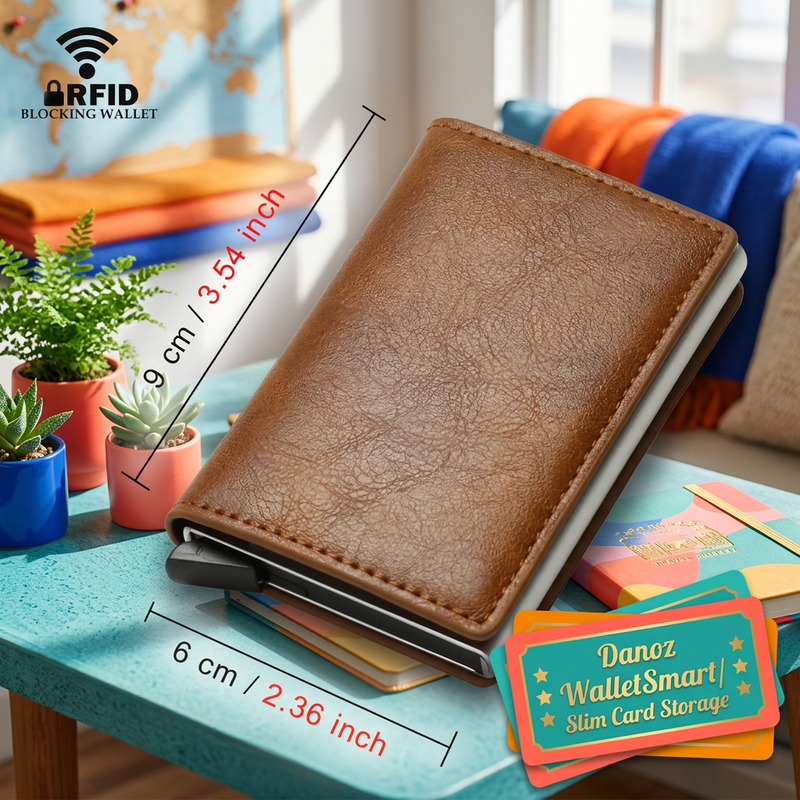 💳 Danoz WalletSmart | Slim Pop-Up Card Wallet | Cards & Cash Together | 8 Colour Choices | Free Postage!