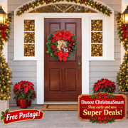 ChristmaSmart Nativity wreath doorway with Free Postage bottom left