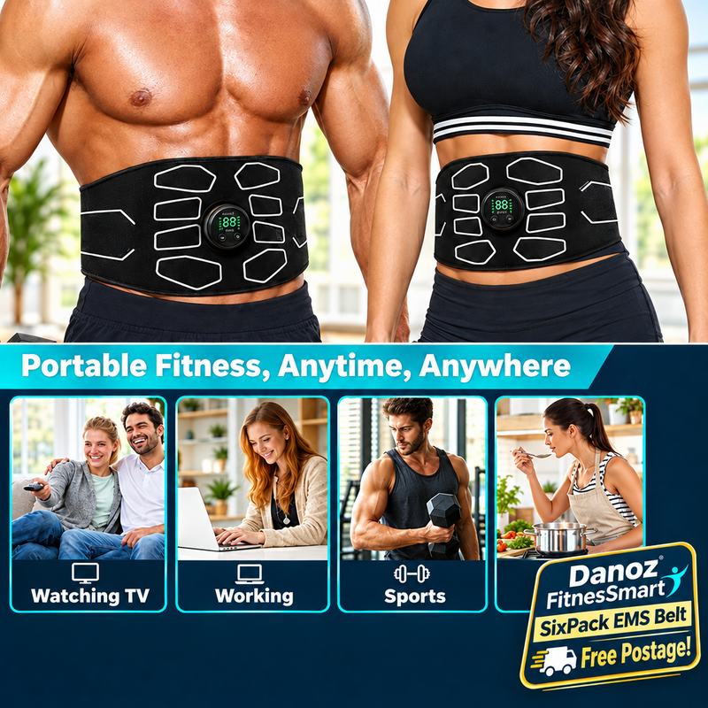SixPack image-one hero with four lifestyle panels and Free Postage badge