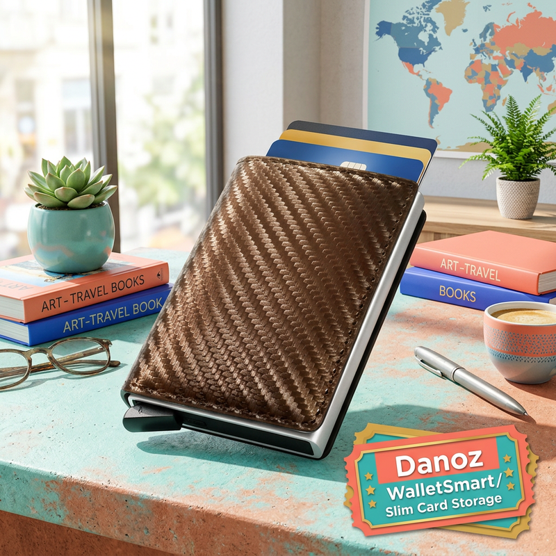 💳 Danoz WalletSmart | Slim Pop-Up Card Wallet | Cards & Cash Together | 8 Colour Choices | Free Postage!