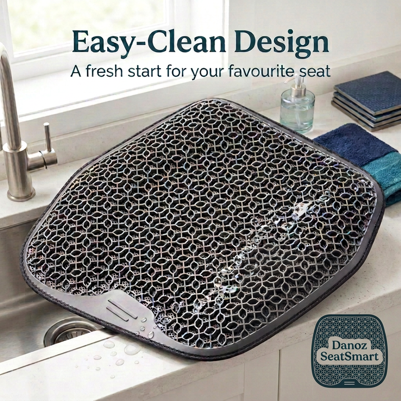 Grey SeatSmart cushion easy-clean design