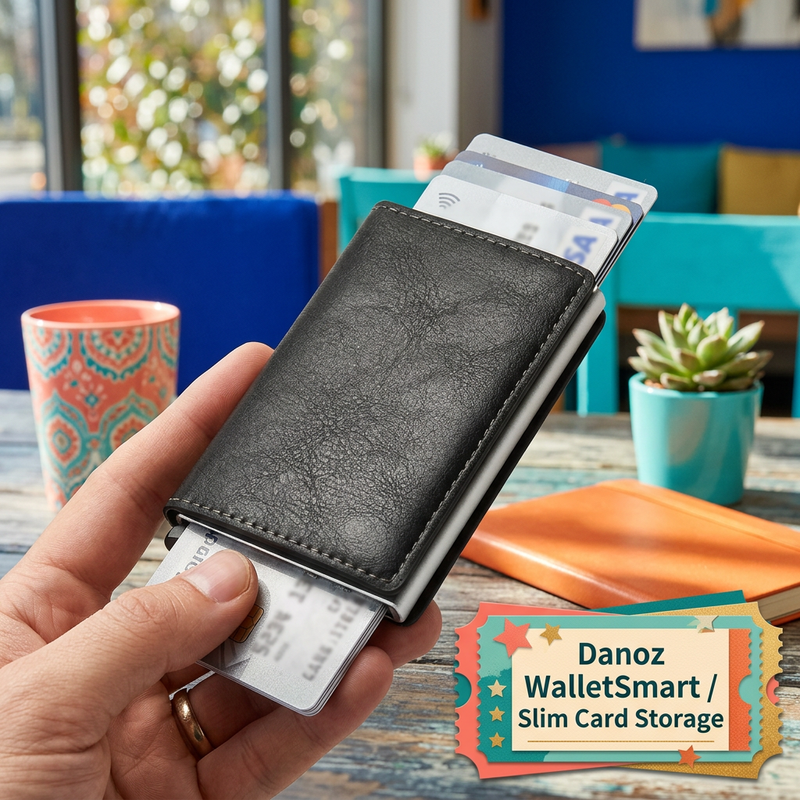 💳 Danoz WalletSmart | Slim Pop-Up Card Wallet | Cards & Cash Together | 8 Colour Choices | Free Postage!