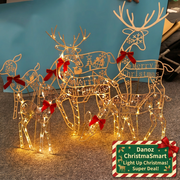 Image 3 warm deer playful Danoz Christmas badge