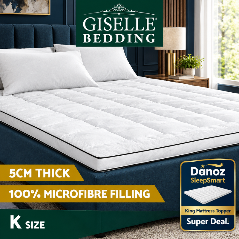 SleepSmart King topper thickness and filling