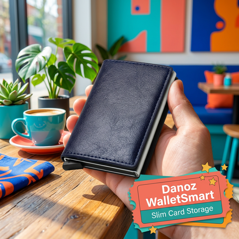 💳 Danoz WalletSmart | Slim Pop-Up Card Wallet | Cards & Cash Together | 8 Colour Choices | Free Postage!