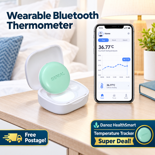 HealthSmart wearable thermometer and Free Postage truck badge