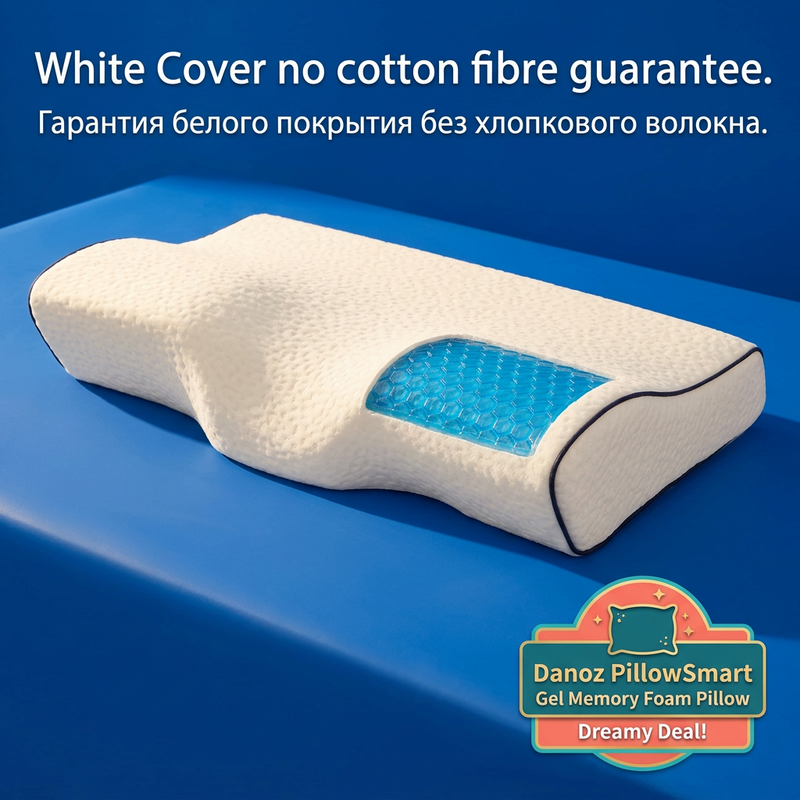 PillowSmart white cover colourful view