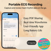 Portable ECG recording and report sharing with Danoz HealthSmart badge