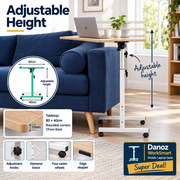 WorkSmart adjustable height beside sofa