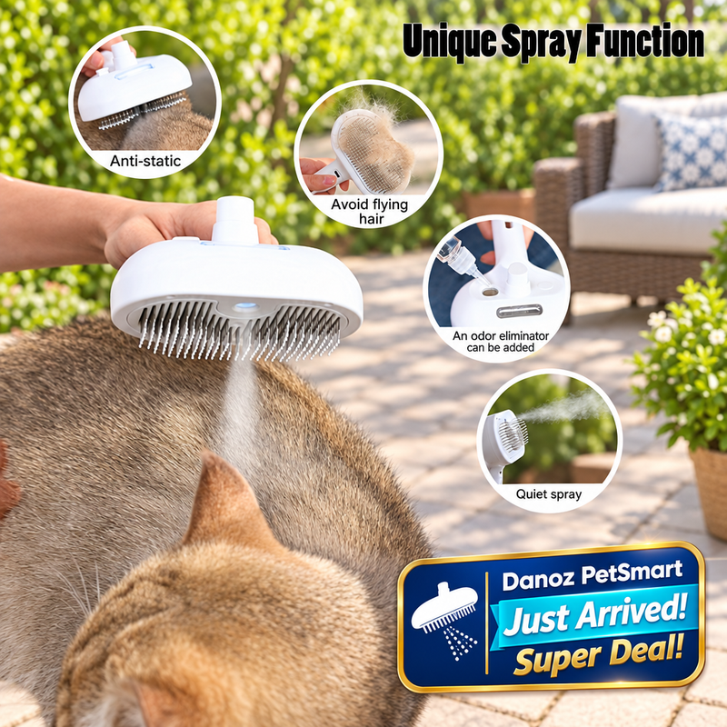 Spray details with PetSmart badge