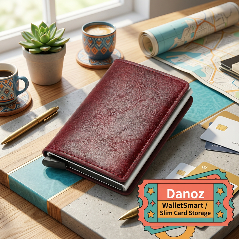 💳 Danoz WalletSmart | Slim Pop-Up Card Wallet | Cards & Cash Together | 8 Colour Choices | Free Postage!