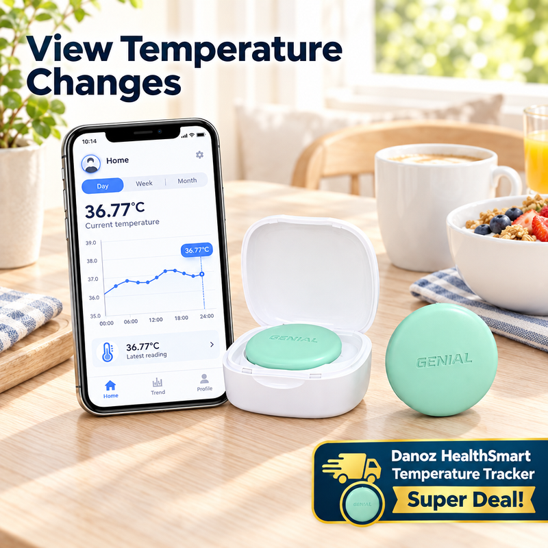 HealthSmart temperature trend display