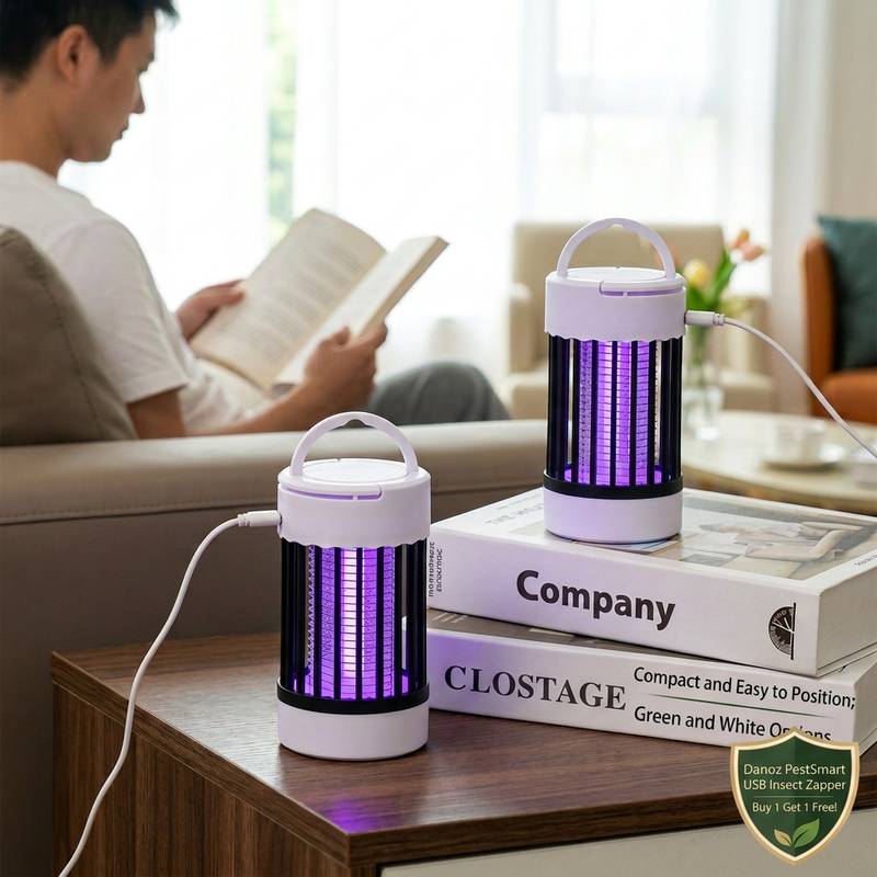 Living room lamps with bottom PestSmart badge