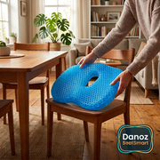 SeatSmart cushion placed on a dining chair