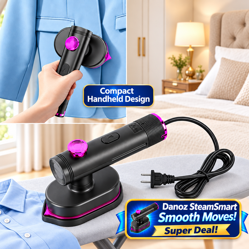 Compact handheld SteamSmart design