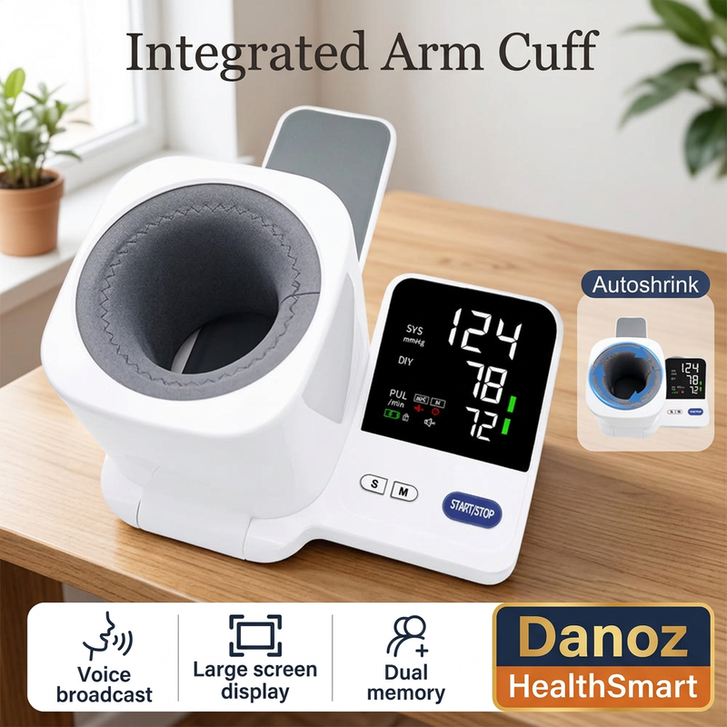 Komwell integrated-cuff display voice and memory overview