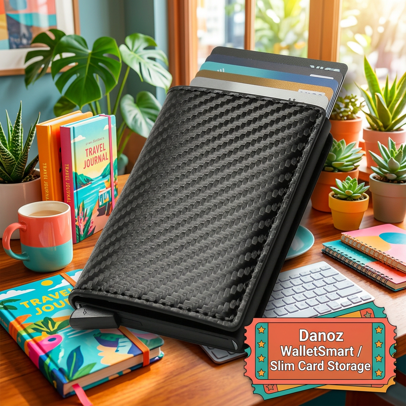 💳 Danoz WalletSmart | Slim Pop-Up Card Wallet | Cards & Cash Together | 8 Colour Choices | Free Postage!