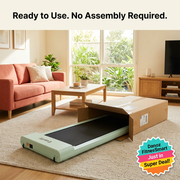 Green walking pad ready to use without assembly