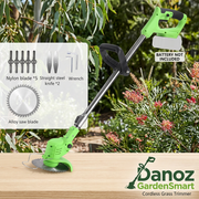 Green GardenSmart trimmer kit, battery not included
