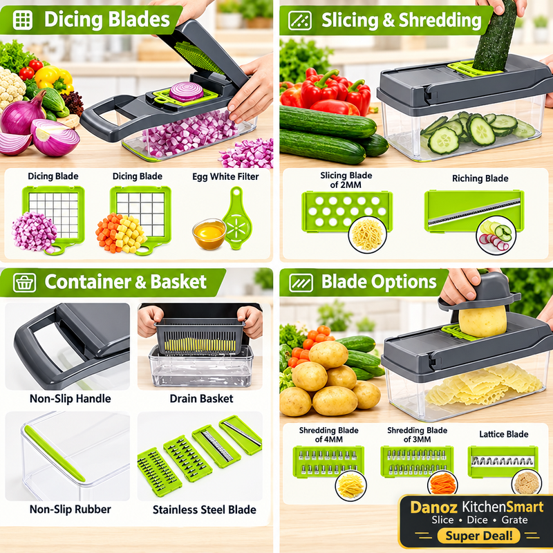 KitchenSmart blade and container details