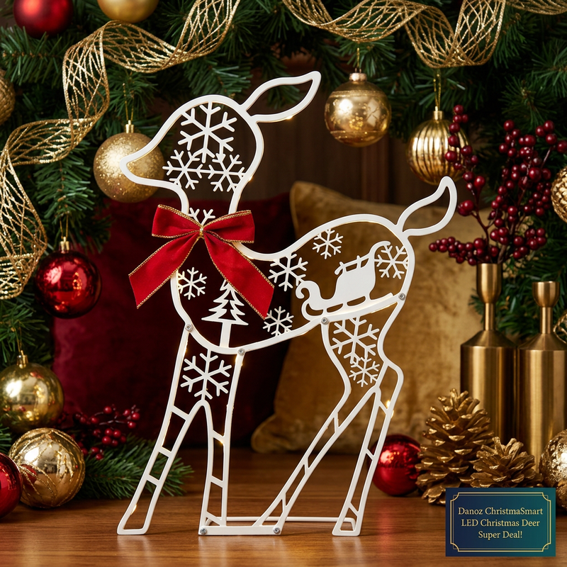 ChristmaSmart fawn festive detail
