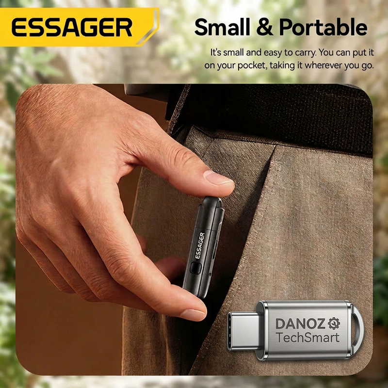 Original pocket carry image with fresh background and Danoz TechSmart badge